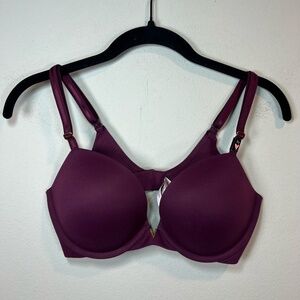 Forever 21 Exclusive Faux Leather Studded Gemstone Bralette Top Black Zip  Small